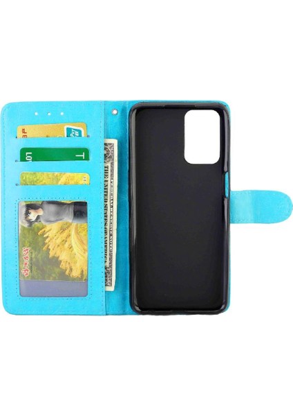 Oppo A54 4g Kart Tutucu Için Flip Case Darbeye Dayanıklı Manyetik Kapatma Pu (Yurt Dışından) modelleri