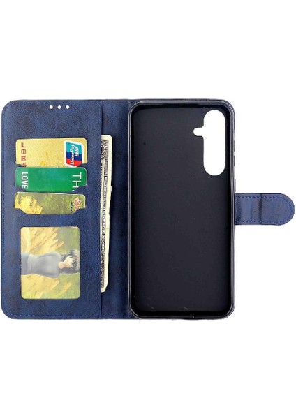 Samsung Galaxy A35 Manyetik Kapatma Tam Koruma Pu Kartı Için Filp Durumda (Yurt Dışından)