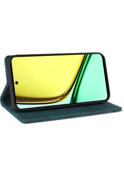 Realme C67 4g Iki Kart Yuvaları Kickstand Premium Deri Için Flip Case (Yurt Dışından) fiyatları