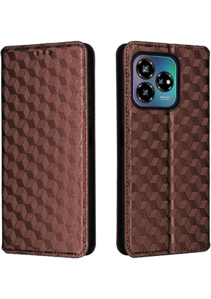 Zte Axon 60 Lite Kart Yuvaları Tutucu Manyetik Kapatma Cüzdan Pu (Yurt Dışından) indirimleri