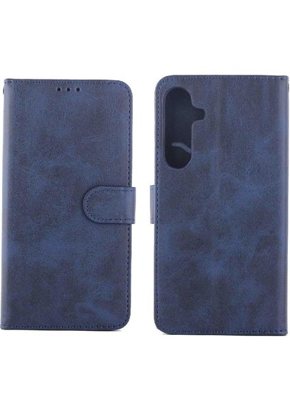 Samsung Galaxy S24 Artı Pu Deri Kickstand Tam Kart Için Filp Durumda (Yurt Dışından)