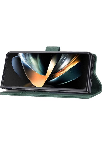 Samsung Galaxy Z Için Flip Case Fold 3 Kart Yuvaları Nakit Cep Prim (Yurt Dışından)