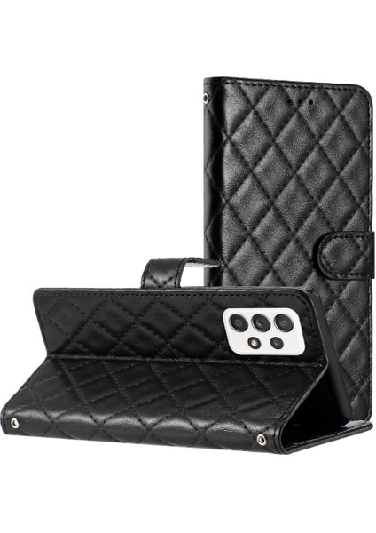Samsung Galaxy Için Flip Case A52S 5g Kickstand Manyetik Folio Pu Deri (Yurt Dışından)