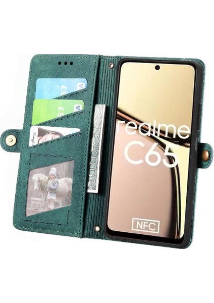 Realme C65 Flip Kapak Kılıf Için Flip Case Basit Iş Cüzdan (Yurt Dışından) indirimleri