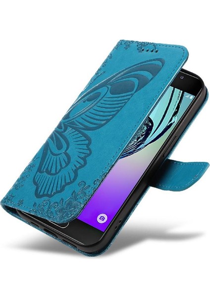 Manyi Mall Samsung Galaxy A3 Için Flip Case 2016 Ayrılabilir El Kayışı Kabartmalı Yüksek (Yurt Dışından)