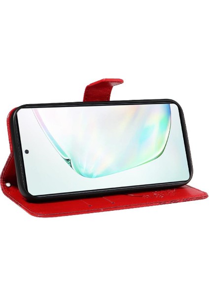 Samsung Galaxy NOTE10 Lite Yüksek Kaliteli Deri Kredi ile Flip Case (Yurt Dışından)