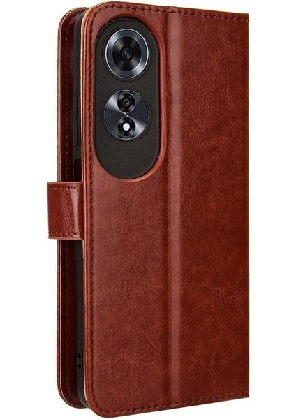 Oppo A60 4g Flip Kapak Için Kılıf Manyetik Cüzdan Kart Tutucu (Yurt Dışından) modelleri
