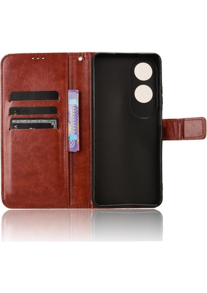 Oppo A60 4g Flip Kapak Için Kılıf Manyetik Cüzdan Kart Tutucu (Yurt Dışından) indirimleri
