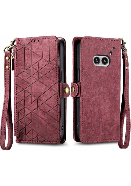 Nothing Flip Case Telefon 2A Darbeye Basit Iş Deri Çanta (Yurt Dışından)
