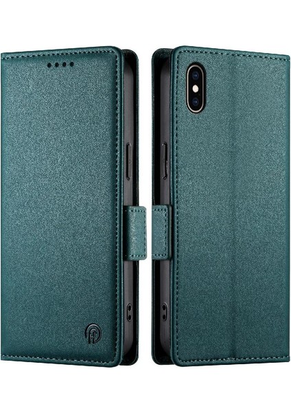 IPhone Xs Max Cüzdan Flip Iş Kartı Yuvaları Günlük Kullanım Için Flip Case (Yurt Dışından)