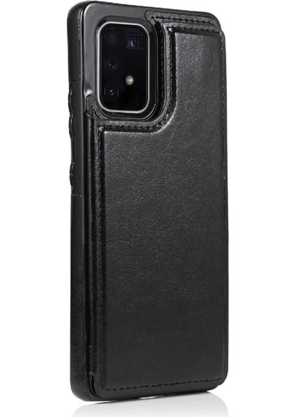Samsung Galaxy S10 Lite Pu Deri Kart Yuvaları Kickstand Için Cüzdan Kılıf (Yurt Dışından)