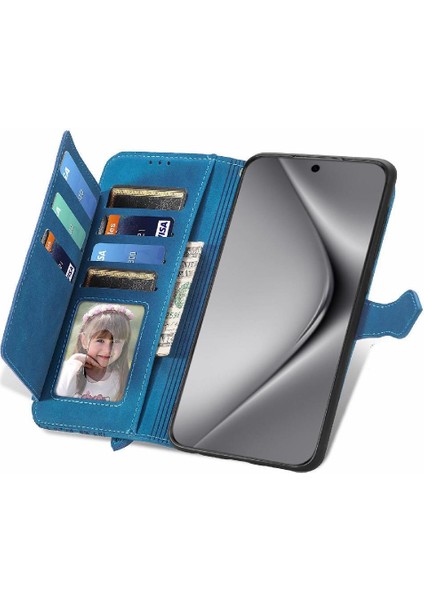 Huawei Pura 70 Ultra Flip Fermuar Tarzı Çok Renkli Yuvası Için Flip Case (Yurt Dışından)