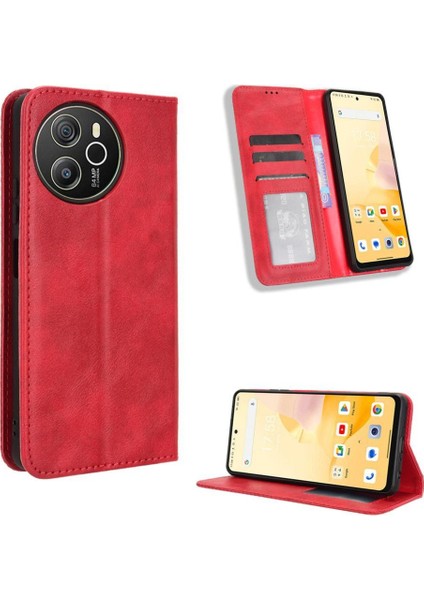 Blackview Köpekbalığı 8 Cüzdan Pu Deri Manyetik Kapatma Için Kılıf (Yurt Dışından)