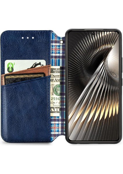 Xiaomi Poco F6 Moda Tasarım Cüzdan Fonksiyonu Için Flip Case Deri Kılıf (Yurt Dışından)