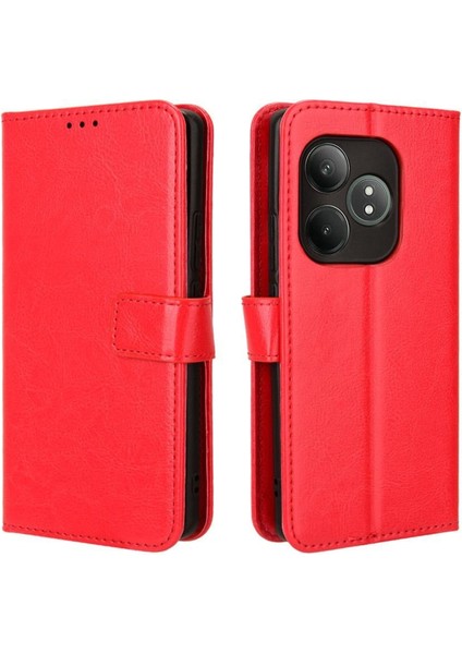 Realme Gt 6/realme Gt 6t Manyetik Kart Tutucu Cüzdan Kapak Çevirin (Yurt Dışından)