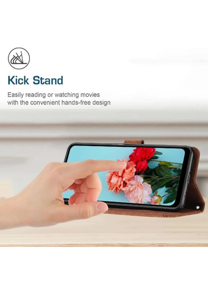 Xiaomi Redmi Için Flip Case 13 4g Kart Ekleme Kickstand Cüzdan Pu (Yurt Dışından)