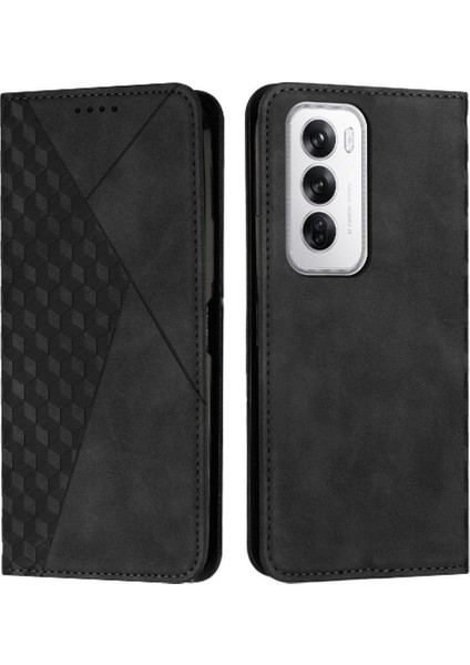 Oppo Oppo 12 5g Kickstand Kart Ekleme Pu Deri Cüzdan Için Flip Case (Yurt Dışından)