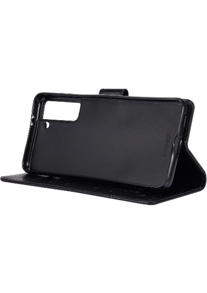 Samsung Galaxy S21 Fe 5g Için Filp Durumda Kickstand Bilek Kayışı Kart Tutucu (Yurt Dışından) fırsatları