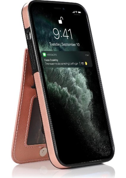 Kredi ile IPhone 13 Mini Premium Deri Çanta Cüzdan ile Uyumlu (Yurt Dışından)