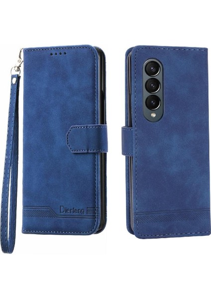 Samsung Galaxy Z Için Flip Case Fold 3 Kart Yuvaları Nakit Cep Prim (Yurt Dışından)