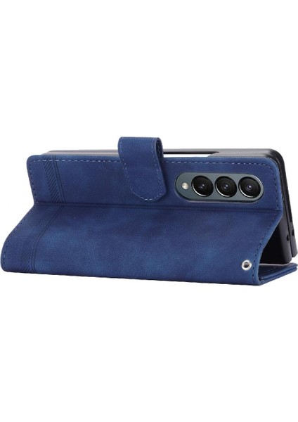 Samsung Galaxy Z Için Flip Case Fold 3 Kart Yuvaları Nakit Cep Prim (Yurt Dışından)