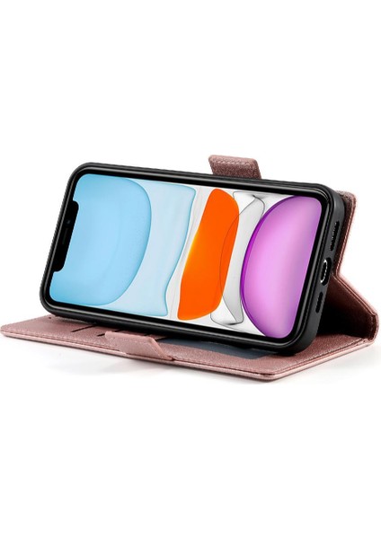 IPhone 11 Iş Cüzdan Günlük Kullanım Için Flip Case Kart Yuvaları Flip (Yurt Dışından) fırsatları