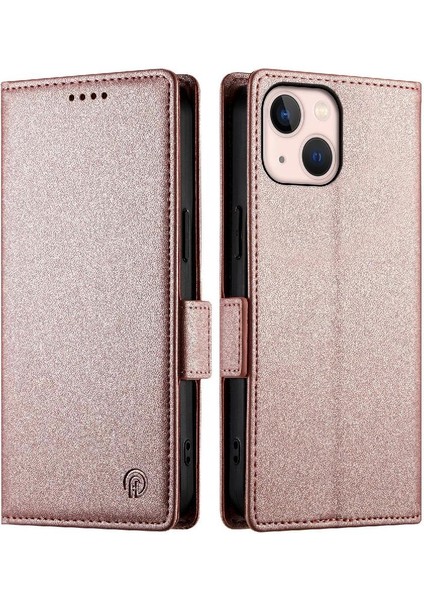 IPhone 13 Için Flip Case Mini Kartvizit Yuvaları Cüzdan Günlük Kullanım Flip (Yurt Dışından)