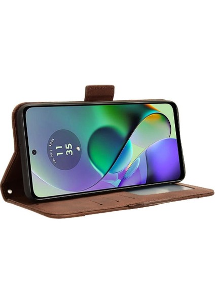 Motorola Moto G54 5g Deri Cüzdan Kapak Manyetik Kapatma Kartı (Yurt Dışından) modelleri