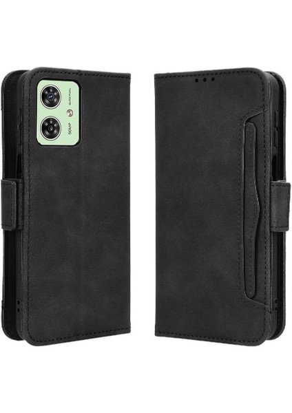 Motorola Moto G54 5g Deri Cüzdan Kapak Manyetik Kapatma Kartı (Yurt Dışından)