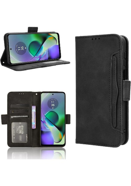 Motorola Moto G54 5g Deri Cüzdan Kapak Manyetik Kapatma Kartı (Yurt Dışından) modelleri