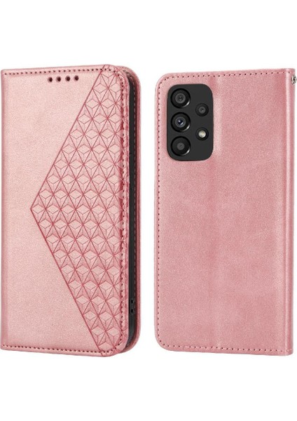 Samsung Galaxy A72 Için Flip Case 5g/4g Standı Eşkenar Dörtgen Şekli Günlük Kullanım El (Yurt Dışından)