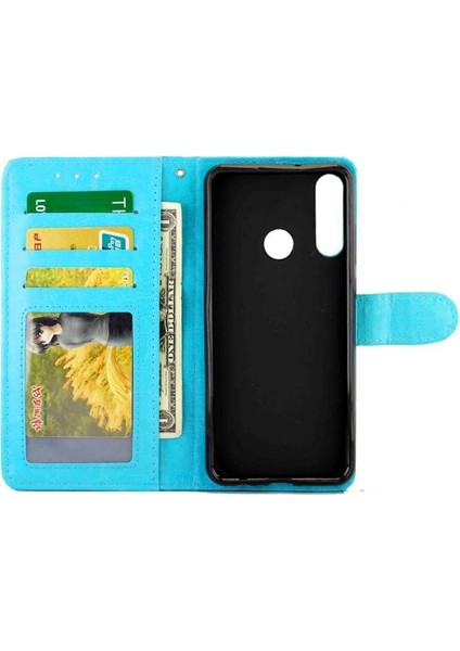 Huawei Y6P Kickstand Pu Deri Darbeye Dayanıklı Kart Tutucu Için Flip Case (Yurt Dışından) fırsatları