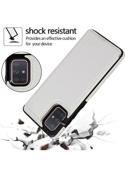 Kart Tutucu Kickstand Çift ile Samsung Galaxy A71 4g Için Cüzdan Kılıf (Yurt Dışından) fırsatları