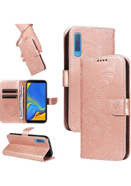 Samsung Galaxy A7 2018 Ayrılabilir El Kayışı Yüksek Kalite Için Flip Case (Yurt Dışından)