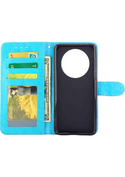 Huawei Mate 50 Pro Için Flip Case Manyetik Kapatma Pu Deri Kickstand (Yurt Dışından)