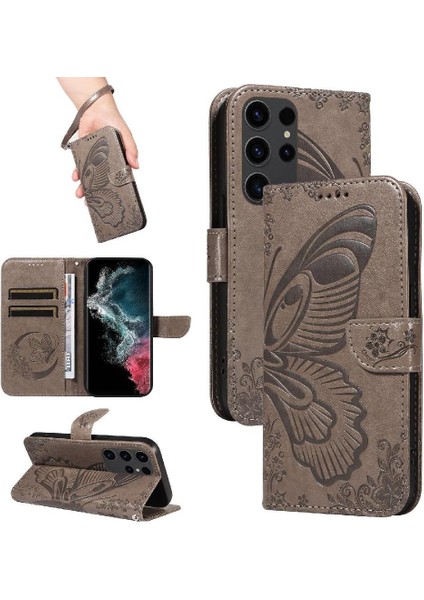 Kredi Kartı Yuvası ile Samsung Galaxy S23 Ultra Için Flip Case Yüksek Kalite (Yurt Dışından)