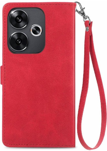Xiaomi Poco F6 Cüzdan Çok Renkli Iş Flip Fermuar Tarzı Için Flip Case (Yurt Dışından)