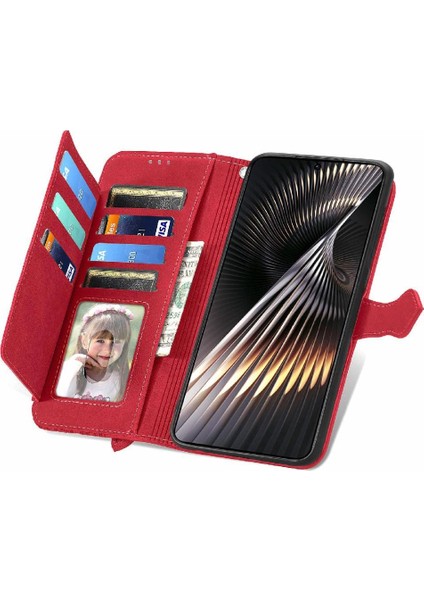 Xiaomi Poco F6 Cüzdan Çok Renkli Iş Flip Fermuar Tarzı Için Flip Case (Yurt Dışından)
