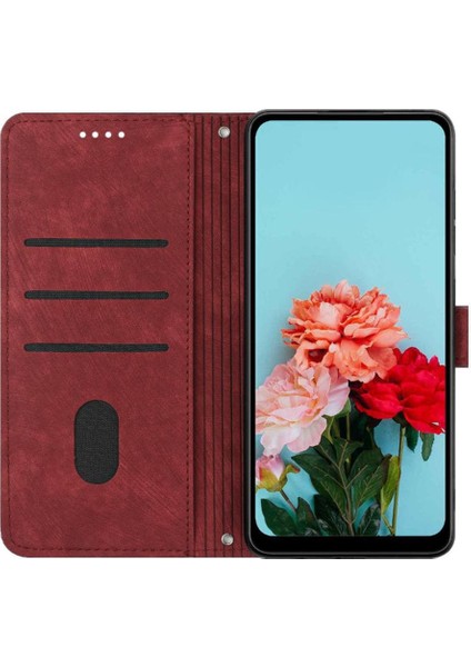 Xiaomi Redmi Için Flip Case 13 4g Kart Ekleme Kickstand Cüzdan Pu (Yurt Dışından)