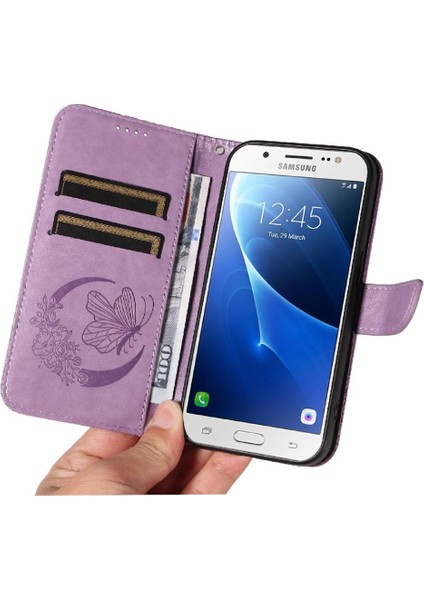 Kredi Kartı Yuvası ile Samsung Galaxy J5 2016 Için Flip Case Yüksek Kalite (Yurt Dışından)