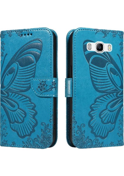 Kredi Kartı Yuvası ile Samsung Galaxy J5 2016 Için Flip Case Yüksek Kalite (Yurt Dışından)