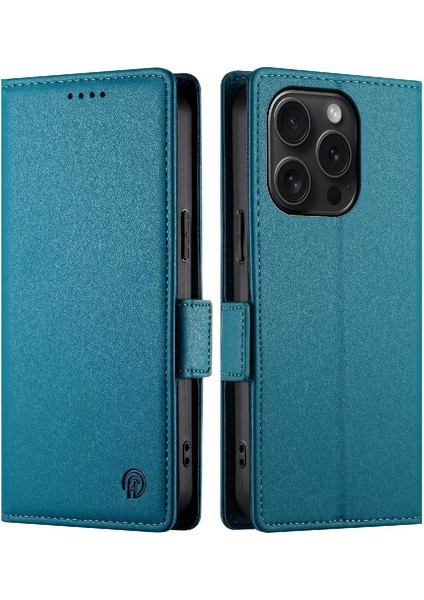 IPhone 15 Için Flip Case Pro Kart Yuvaları Iş Günlük Kullanım Cüzdan Flip (Yurt Dışından)
