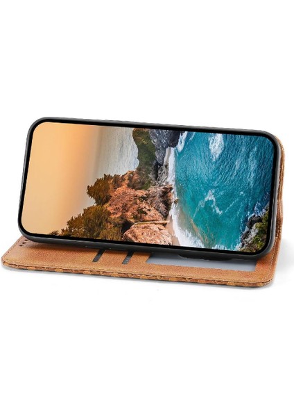 Xiaomi Redmi 13C Için Flip Case Eşkenar Dörtgen Şekli Cüzdan El Kayışı Günlük Standı (Yurt Dışından)