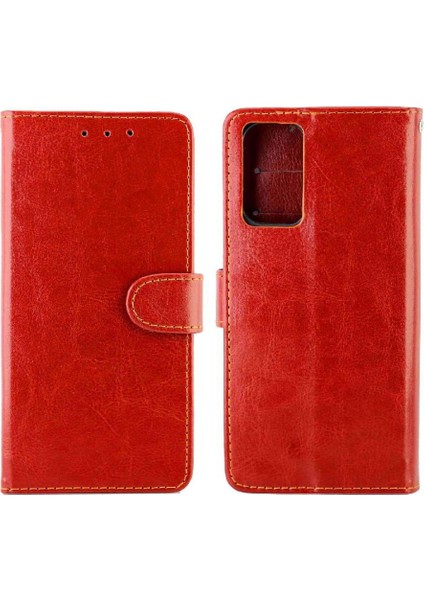 Oppo Oppo 5g Pu Deri Kickstand Manyetik Kapatma Kartı Için Flip Case (Yurt Dışından)