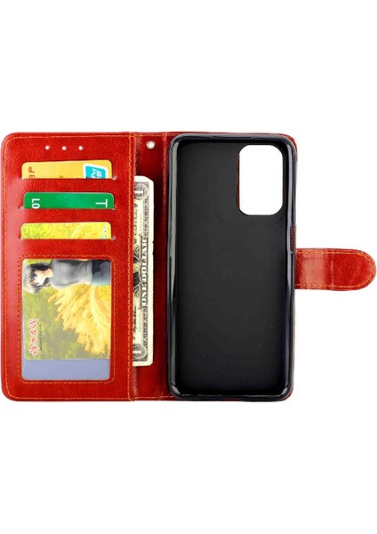 Oppo Oppo 5g Pu Deri Kickstand Manyetik Kapatma Kartı Için Flip Case (Yurt Dışından)