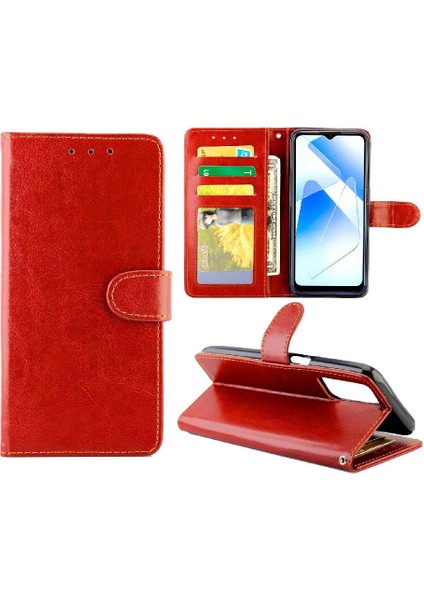 Oppo Oppo 5g Pu Deri Kickstand Manyetik Kapatma Kartı Için Flip Case (Yurt Dışından)