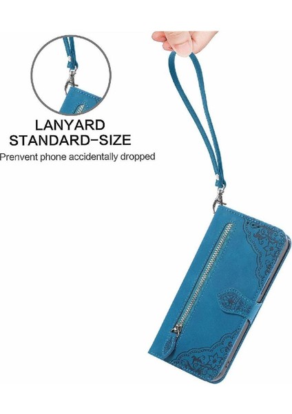 Huawei Pura 70 Pro Için Flip Case Artı Flip Fermuar Tarzı Cüzdan Çok Renkli (Yurt Dışından)
