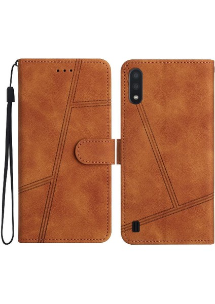 Samsung Galaxy A10 Için Flip CASE/M10 Kart Yuvaları Tutucu Manyetik Tam Kapak (Yurt Dışından)