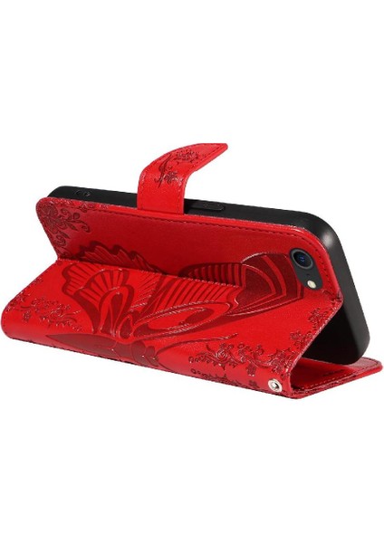IPhone 7/8 Için Flip Case Yüksek Kalite Deri Ayrılabilir El Kayışı ile (Yurt Dışından)