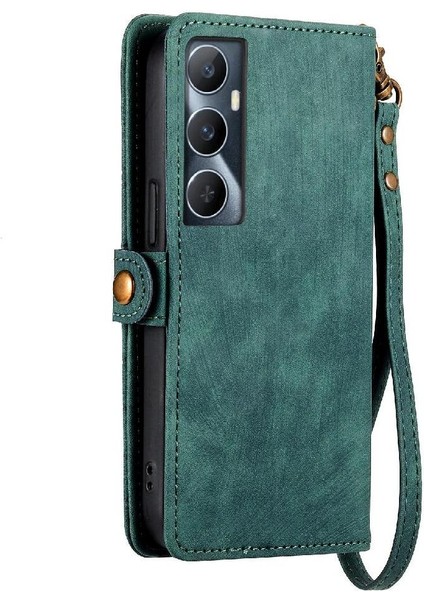 Realme C65 Flip Kapak Kılıf Için Flip Case Basit Iş Cüzdan (Yurt Dışından) fırsatları